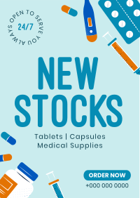 New Medicines on Stock Flyer Image Preview
