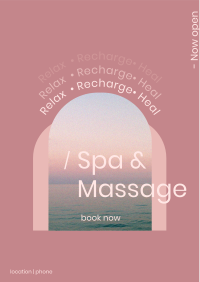 Relax  Recharge Heal Flyer Image Preview