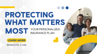 Minimalist Insurance Protection Animation Image Preview