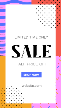Flashy Limited Time Sale Instagram Story Design