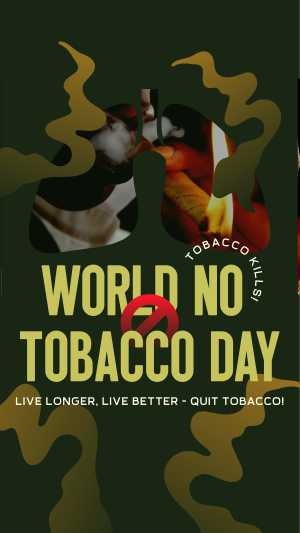 Say No to Tobacco Instagram story Image Preview