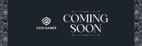 Classy Coming Soon Twitter header (cover) Image Preview