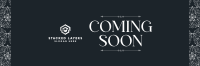 Classy Coming Soon Twitter Header Image Preview