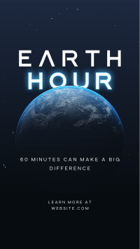 60 Minutes Earth TikTok Video Image Preview