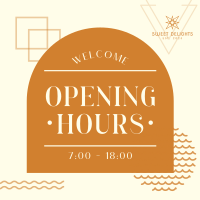 New Opening Hours Instagram post Image Preview
