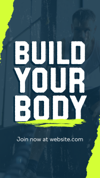 Build Your Body Facebook Story Design