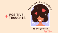 Positive Thoughts Facebook Event Cover Design