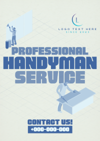 Isometric Handyman Services Flyer Image Preview
