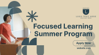 Summer Learning Shapes Animation Image Preview