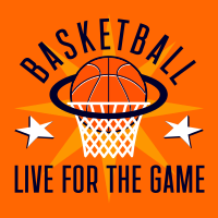 Basketball Badge T-shirt Image Preview