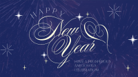 Elegant New Year Greeting Facebook event cover Image Preview