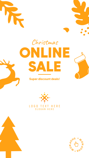 Christmas Online Sale Instagram story Image Preview