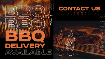 Unique BBQ Delivery Facebook event cover Image Preview