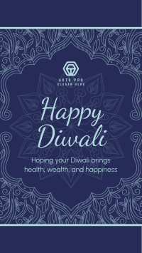 Fancy Diwali Greeting Facebook story Image Preview