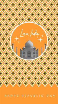Love India Facebook Story Design