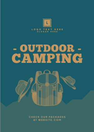 Outdoor Campsite Flyer Image Preview