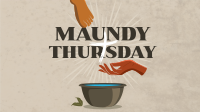 Maundy Thursday Cleansing Facebook Event Cover Design