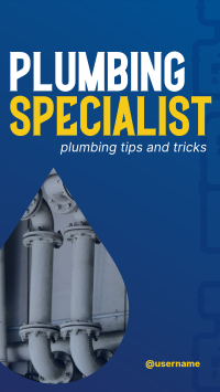 Plumbing Specialist Instagram Reel Design