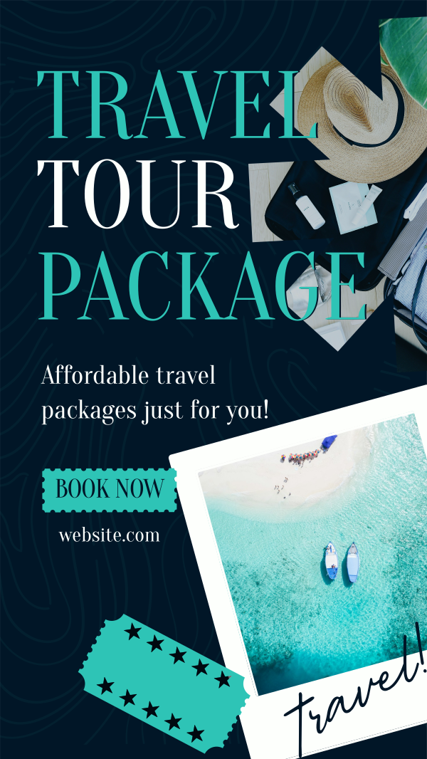 Travel Package  Instagram Story Design