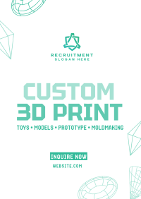 3D Print Poster Image Preview