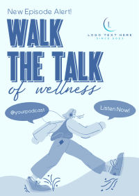 Walk Wellness Podcast Poster Image Preview