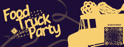 Food Truck Party Facebook cover Image Preview