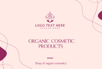 Organic Cosmetic Pinterest Cover Design