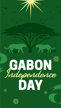 Gabon Independence Day Facebook story Image Preview