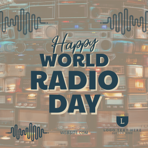 Celebrate World Radio Day Instagram post Image Preview