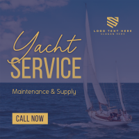 Yacht Maintenance Service Linkedin Post Design