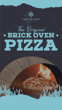 Brick Oven Pizza Facebook Story Design