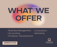 Ombre Business Services Facebook Post Design