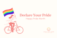 Declare Your Pride Pinterest Cover Design