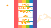 All About Pride Month Facebook Event Cover Design