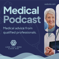 Medical Podcast Instagram Post Design