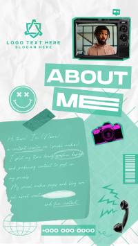 About Me Collage Video Image Preview