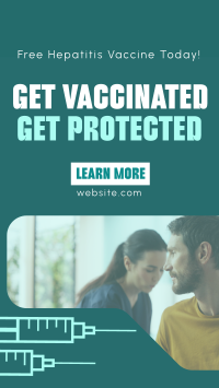 Simple Hepatitis Vaccine Awareness YouTube short Image Preview