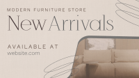 Minimalist Furniture Store Animation Image Preview