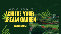 Dream Garden Facebook Event Cover Design