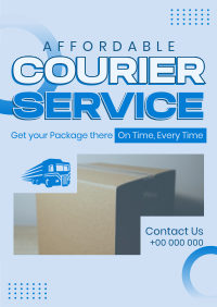 Affordable Courier Service Poster Image Preview