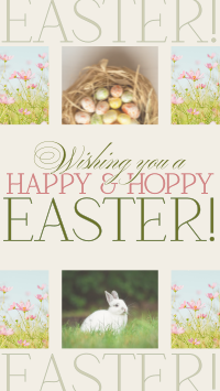 Rustic Easter Greeting Instagram story Image Preview