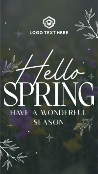 Hello Spring Instagram Reel Image Preview