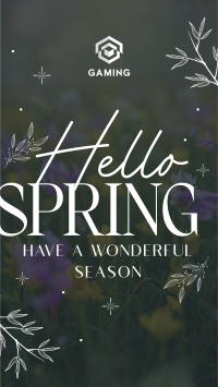 Hello Spring Instagram Reel Image Preview