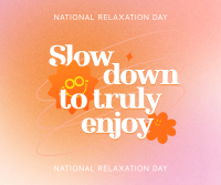 Slow Down & Enjoy Facebook Post Design