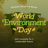 Environment Innovation Instagram Post Design