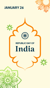 Happy Indian Republic Day Facebook story Image Preview