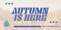 Nostalgic Autumn Quote Twitter Post Image Preview