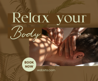 Relaxing Body Massage Facebook post Image Preview