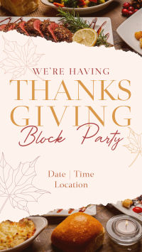 Elegant Thanksgiving Party Video Preview