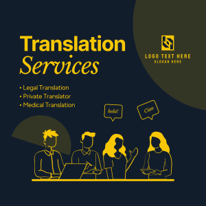 Translator Services Instagram Post Image Preview